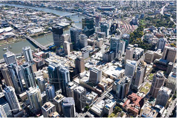 Aerial Photo Brisbane CBD QLD Aerial Photography