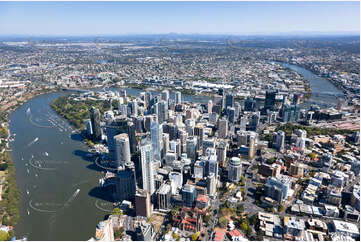 Aerial Photo Brisbane CBD QLD Aerial Photography