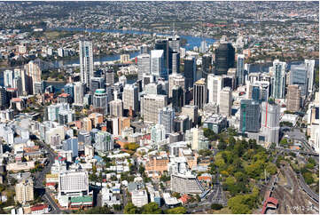 Aerial Photo Brisbane CBD QLD Aerial Photography