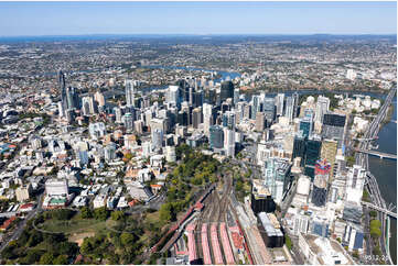 Aerial Photo Brisbane CBD QLD Aerial Photography