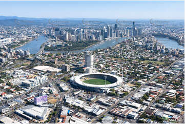 Aerial Photo The Gabba QLD Aerial Photography