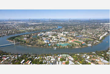 Aerial Photo University of QLD St Lucia QLD Aerial Photography