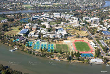 Aerial Photo University of QLD St Lucia QLD Aerial Photography