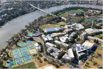 Aerial Photo University of QLD St Lucia QLD Aerial Photography