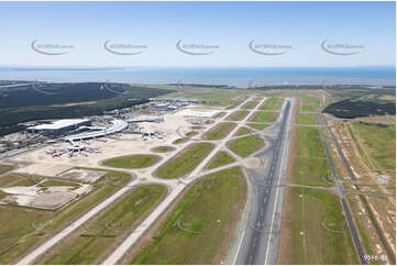 Brisbane Airport Runway QLD Aerial Photography