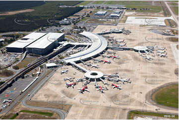 Brisbane Airport Domestic Terminal QLD Aerial Photography