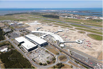 Brisbane Airport Domestic Terminal QLD Aerial Photography