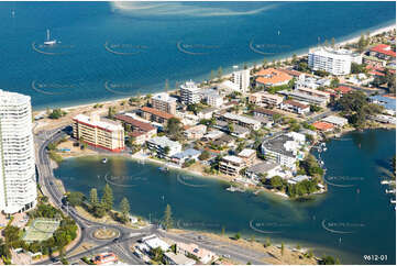 Aerial Photo Biggera Waters QLD Aerial Photography