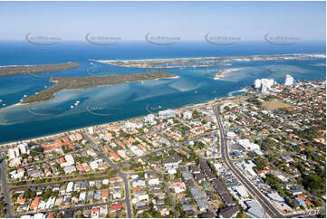 Aerial Photo Biggera Waters QLD Aerial Photography
