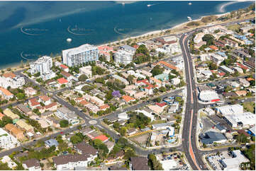 Aerial Photo Biggera Waters QLD Aerial Photography