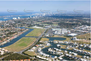 Aerial Photo Harbour Quays QLD Aerial Photography