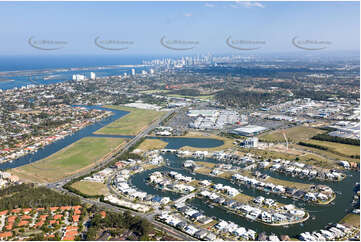 Aerial Photo Harbour Quays QLD Aerial Photography