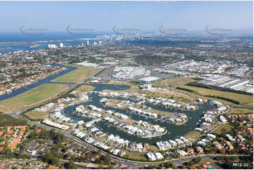 Aerial Photo Harbour Quays QLD Aerial Photography