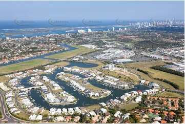 Aerial Photo Harbour Quays QLD Aerial Photography