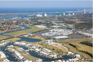 Aerial Photo Harbour Quays QLD Aerial Photography