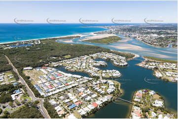 Aerial Photo Twin Waters QLD Aerial Photography