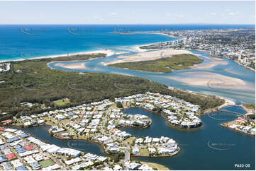 Aerial Photo Twin Waters QLD Aerial Photography