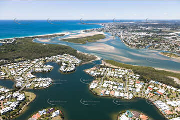 Aerial Photo Twin Waters QLD Aerial Photography