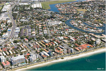 Aerial Photo Biggera Waters QLD Aerial Photography