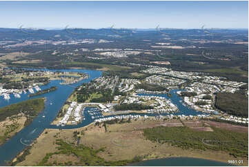 Aerial Photo Coomera Waters QLD Aerial Photography
