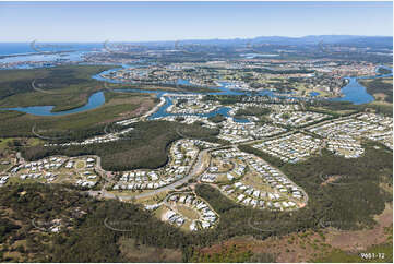 Aerial Photo Coomera Waters QLD Aerial Photography