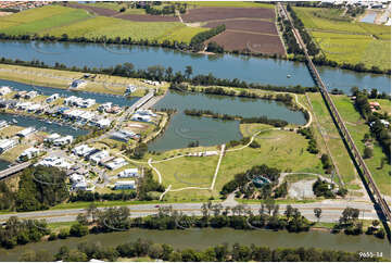 Aerial Photo River Links Helensvale QLD Aerial Photography