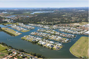 Aerial Photo River Links Helensvale QLD Aerial Photography