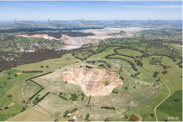 Massive Sink Hole at the Cadia Gold Mine NSW Aerial Photography