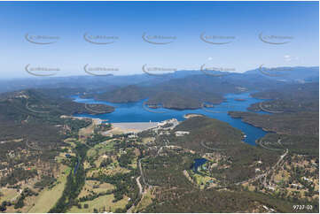 Aerial Photo Hinze Dam Advancetown QLD Aerial Photography