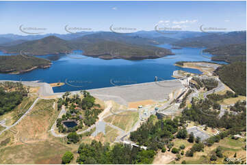 Aerial Photo Hinze Dam Advancetown QLD Aerial Photography