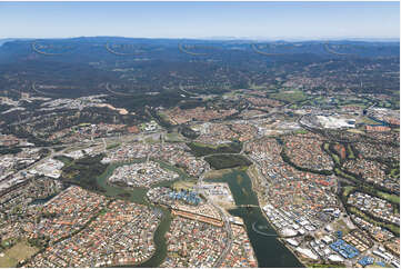 Aerial Photo Varsity Lakes QLD Aerial Photography