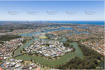 Aerial Photo Varsity Lakes QLD Aerial Photography