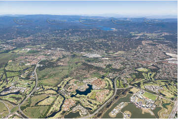 Aerial Photo Carrara QLD Aerial Photography
