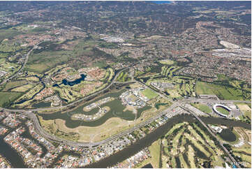 Aerial Photo Carrara QLD Aerial Photography