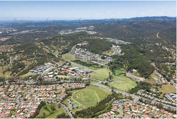 Aerial Photo with Somerset College Mudgeeraba QLD Aerial Photography