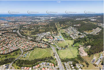 Aerial Photo with Somerset College Mudgeeraba QLD Aerial Photography