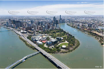 Aerial Photo Brisbane CBD QLD Aerial Photography