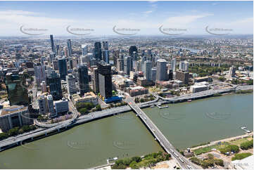 Aerial Photo Brisbane CBD QLD Aerial Photography