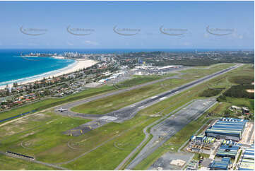 Gold Coast Airport Bilinga QLD Aerial Photography