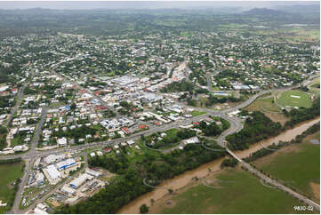 A post flood aerial photo of Gympie QLD Aerial Photography