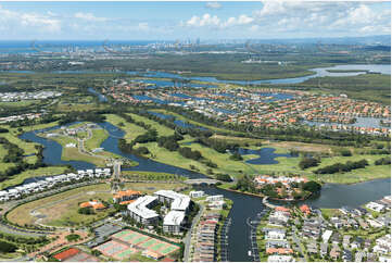 Aerial Photo Hope Island QLD Aerial Photography