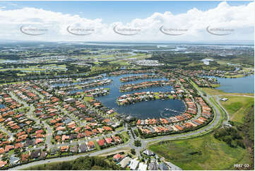 Aerial Photo Oyster Cove Helensvale QLD Aerial Photography