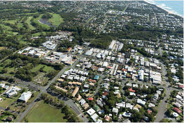 Aerial Photo Moffat Beach QLD Aerial Photography