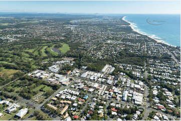 Aerial Photo Moffat Beach QLD Aerial Photography