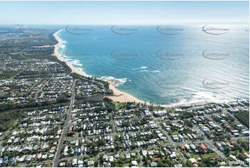 Aerial Photo Moffat Beach QLD Aerial Photography