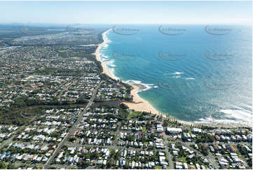 Aerial Photo Moffat Beach QLD Aerial Photography