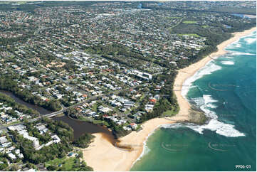 Aerial Photo Dicky Beach QLD Aerial Photography