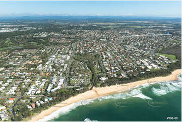 Aerial Photo Dicky Beach QLD Aerial Photography