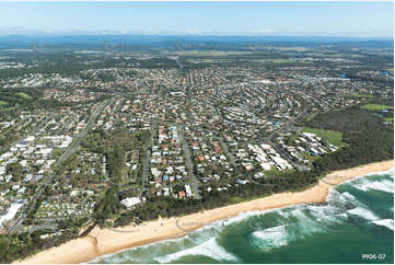 Aerial Photo Dicky Beach QLD Aerial Photography