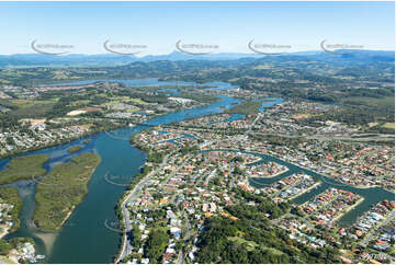 Aerial Photo Tweed Heads West NSW Aerial Photography